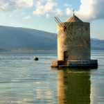 Orbetello Toscana mulino laguna