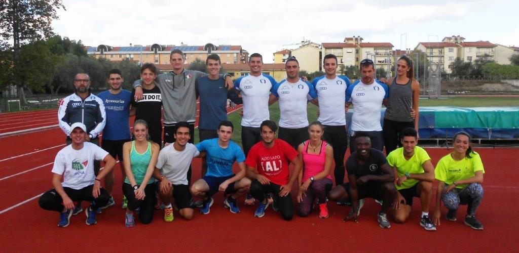 La Nazionale di Bob 4 in allenamento al Campo Scuola di Viterbo