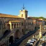 Tarquinia - Piazza Matteotti e il Palazzo Comunale