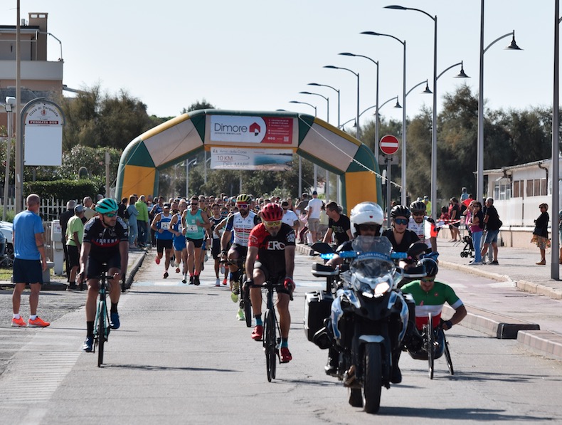 Partenza a Tarquinia Lido