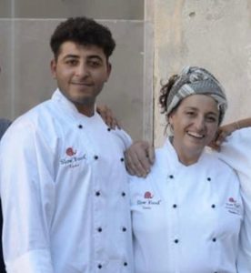 Hassan Ismail Jaafar e Tiziana Favi di Namo Ristobottega Tarquinia