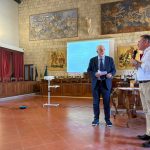 Silvano Olmi e il sindaco Sposetti a Tarquinia per la candidatura a Capitale Italiana della Cultura 2028