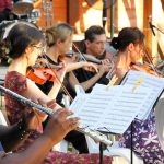 Studenti e docenti del Clazz Music Festival in concerto sul palco di Arcidosso