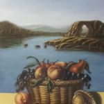 Opera esposta alla mostra “Luci ed Ombre” di Pietro Calabretta – Tarquinia, luglio 2025