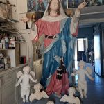 Nuova statua della Madonna Stella del Mare a Tarquinia Lido, donata dall’A.N.M.I. e destinata alla processione di Ferragosto 2025.