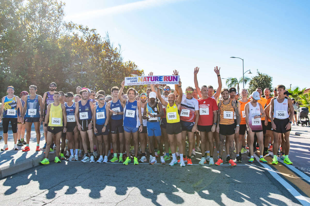 Atleti e partecipanti della 10 km del Mare