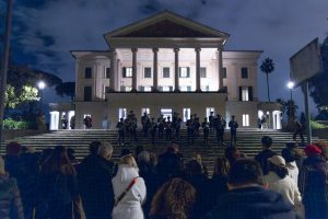 La Scalinata del Casino Nobile a Roma durante una esibizione nel corso di Musei in Musica