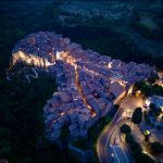 Il Borgo di Vitorchiano visto dall'alto