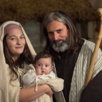 Natività del presepe vivente di Tarquinia 2025 nel convento di Santa Lucia