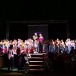 Foto di gruppo dell'ASD City Ballet durante uno spettacolo a Tarquinia