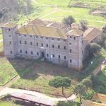 Veduta aerea Rocca Respampani a Monte Romano