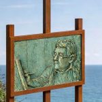 Dettaglio del progetto del monumento dedicato a Brian Mobbs