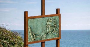 Dettaglio del progetto del monumento dedicato a Brian Mobbs