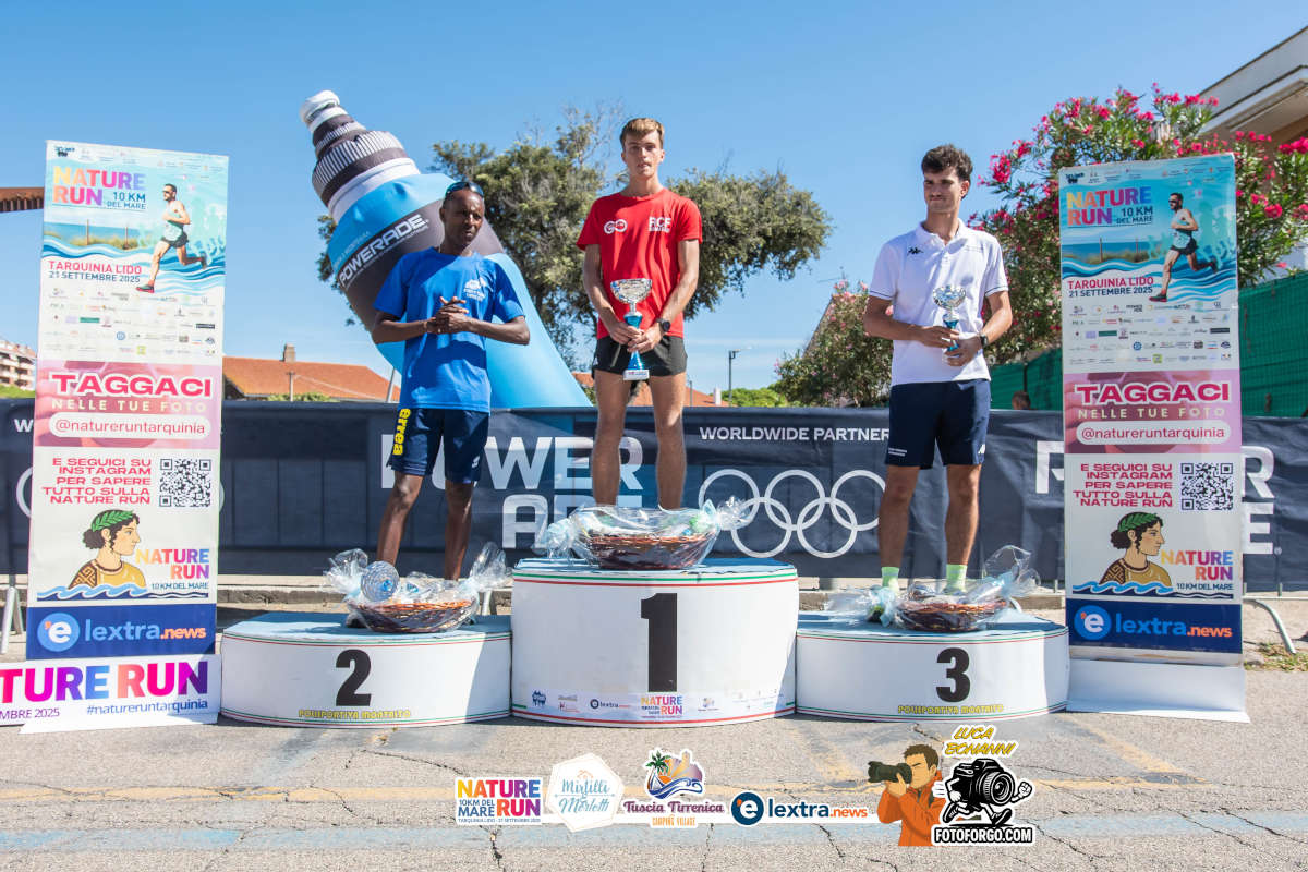 Podio maschile Nature Run 2025